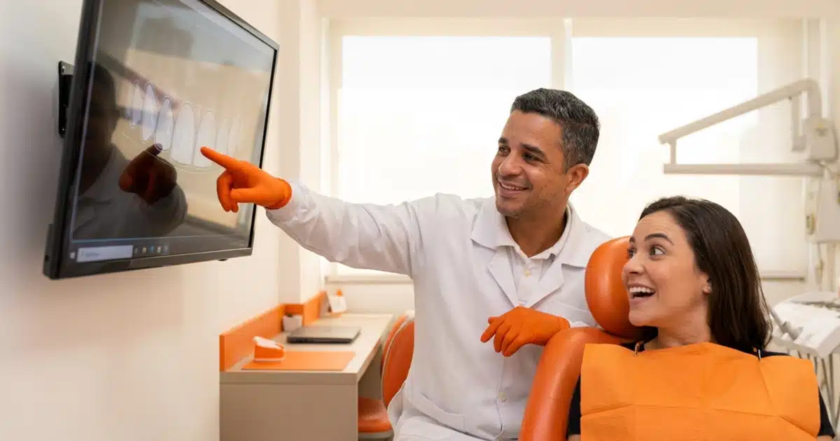 Planejamento digital do sorriso na tela: simulação do resultado na DENT+
