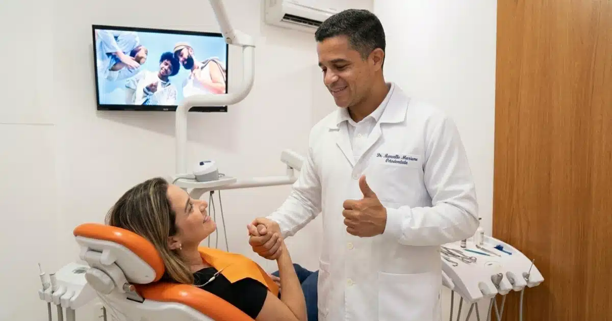 Cicatrizador de implante soltou: paciente em avaliação na DENT+ Niterói e São Gonçalo