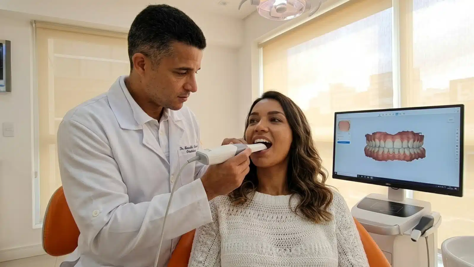 Escaneamento 3D intraoral para planejamento de lente de contato dental na DENT+