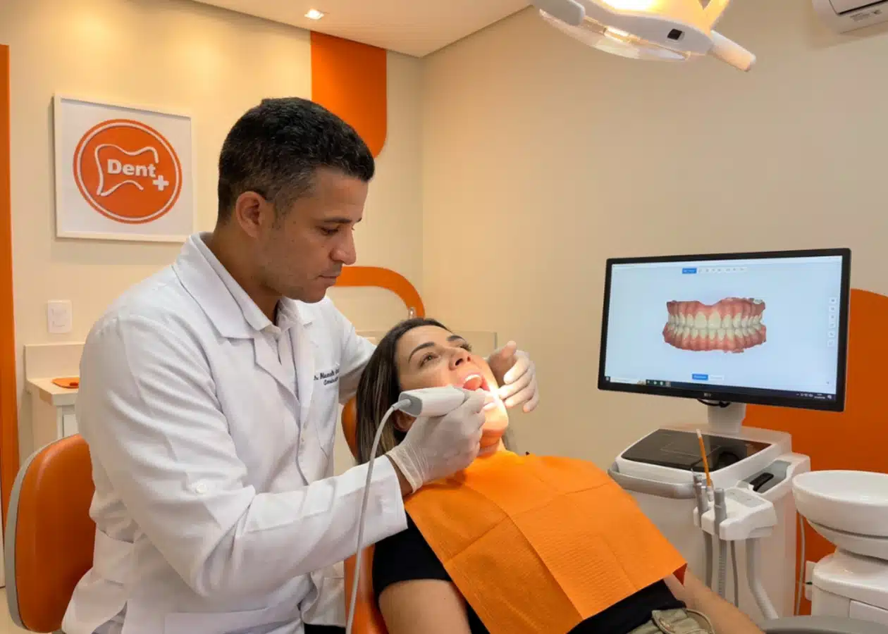 Avaliação para clareamento dental na DENT+