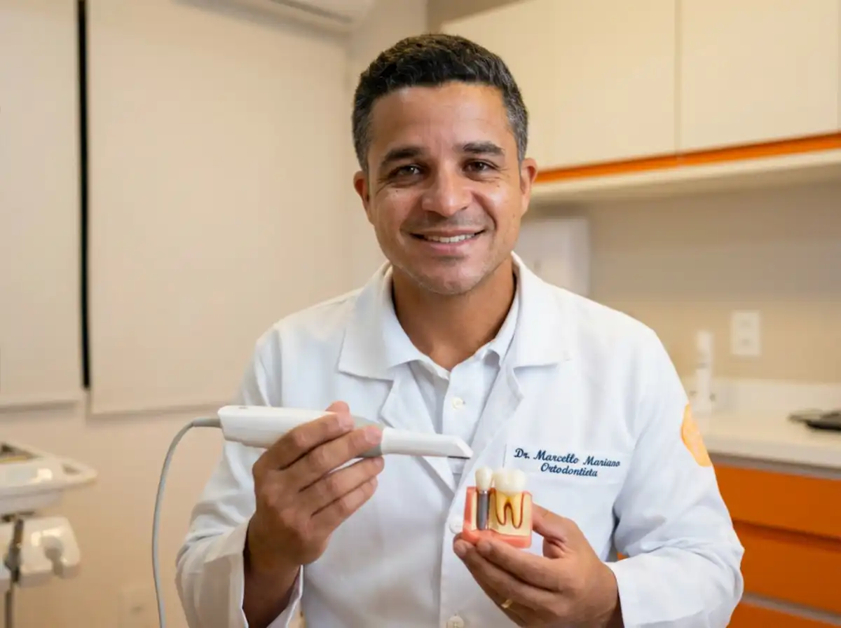 Implante dentário com scanner 3D na DENT+