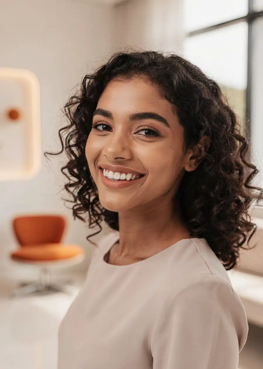 Lentes de Contato 1 Sorriso perfeito com lentes de contato dental DENT+